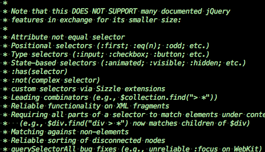 selector-native.js warnings